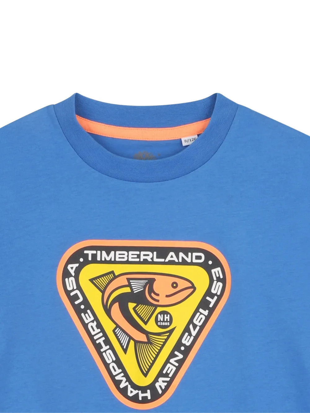 Timberland Kids T-shirt met print Blauw