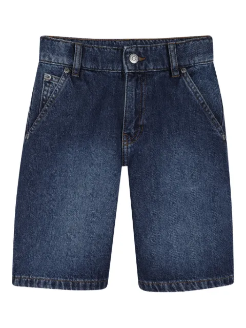 Zadig & Voltaire Kids short en jean à effet usé