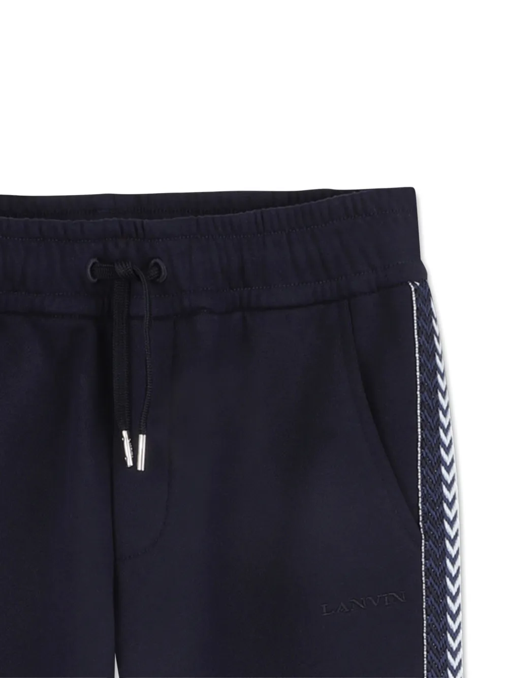  Lanvin Enfant Patterned Stripe Tracksuit Pants - Blue 