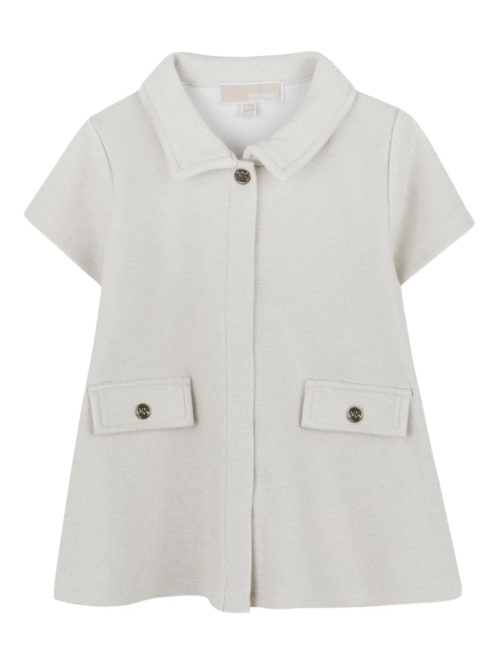 Michael Kors Kids button pocket dress - Toni neutri
