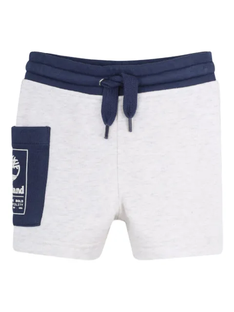 Timberland Kids logo-print drawstring shorts