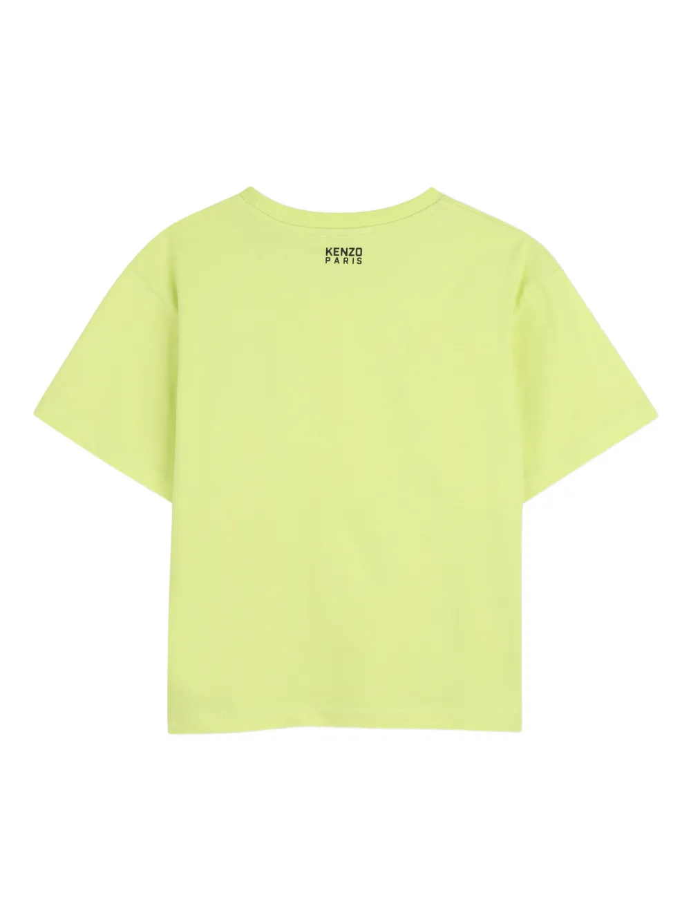 Kenzo Kids T-shirt verfraaid met patch Groen