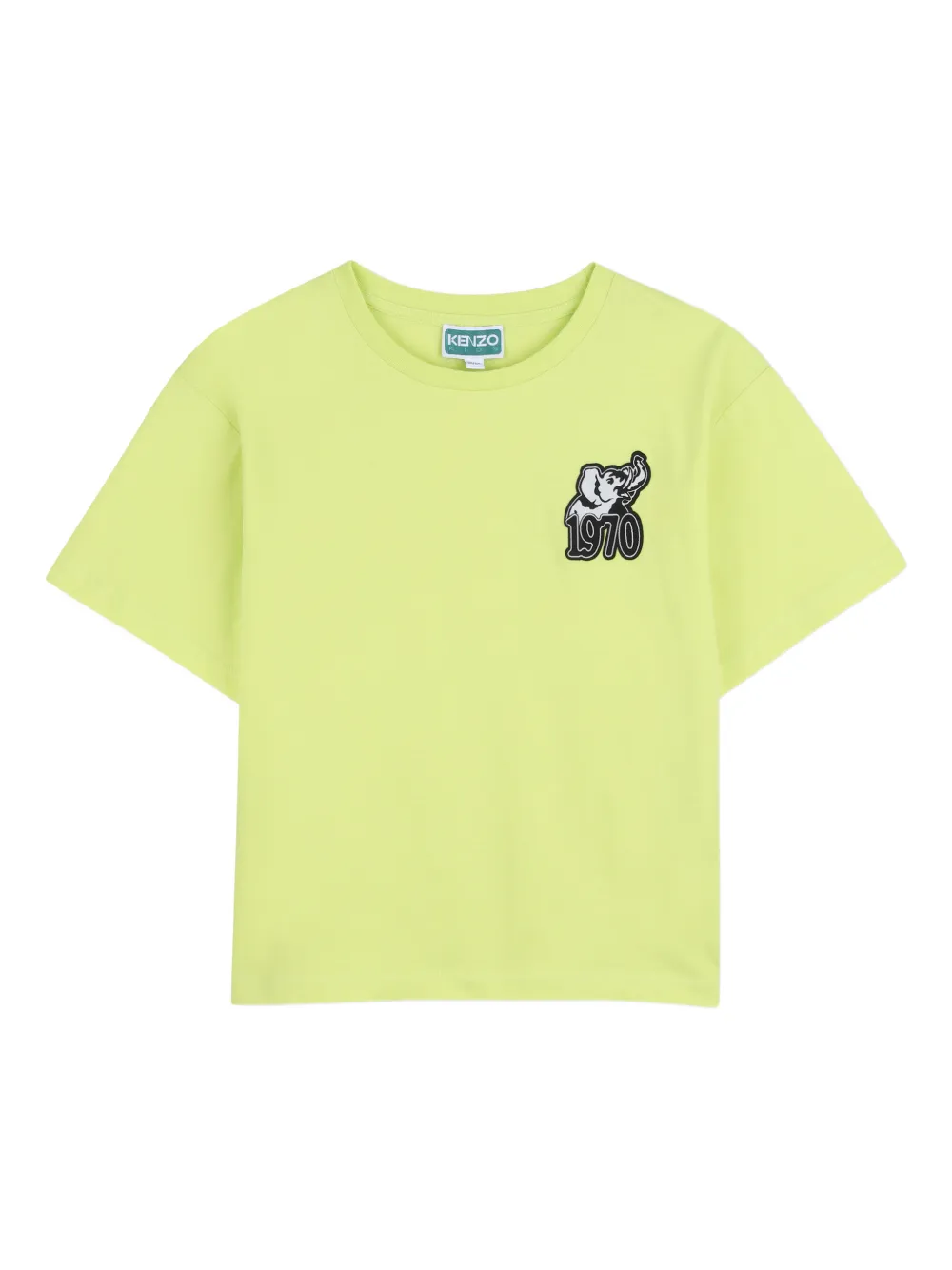 Kenzo Kids patch T-shirt - Verde