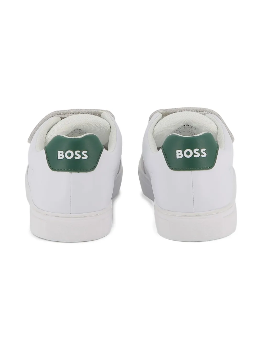 BOSS Kidswear Sneakers met klittenband Wit