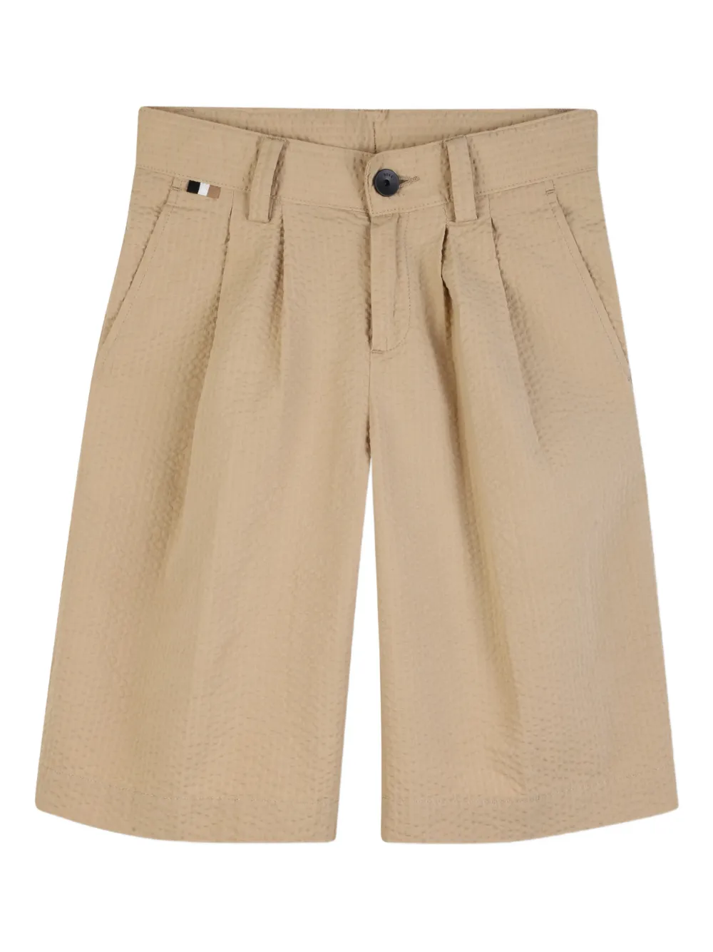 BOSS Kidswear Shorts con finitura a rilievo - Toni neutri