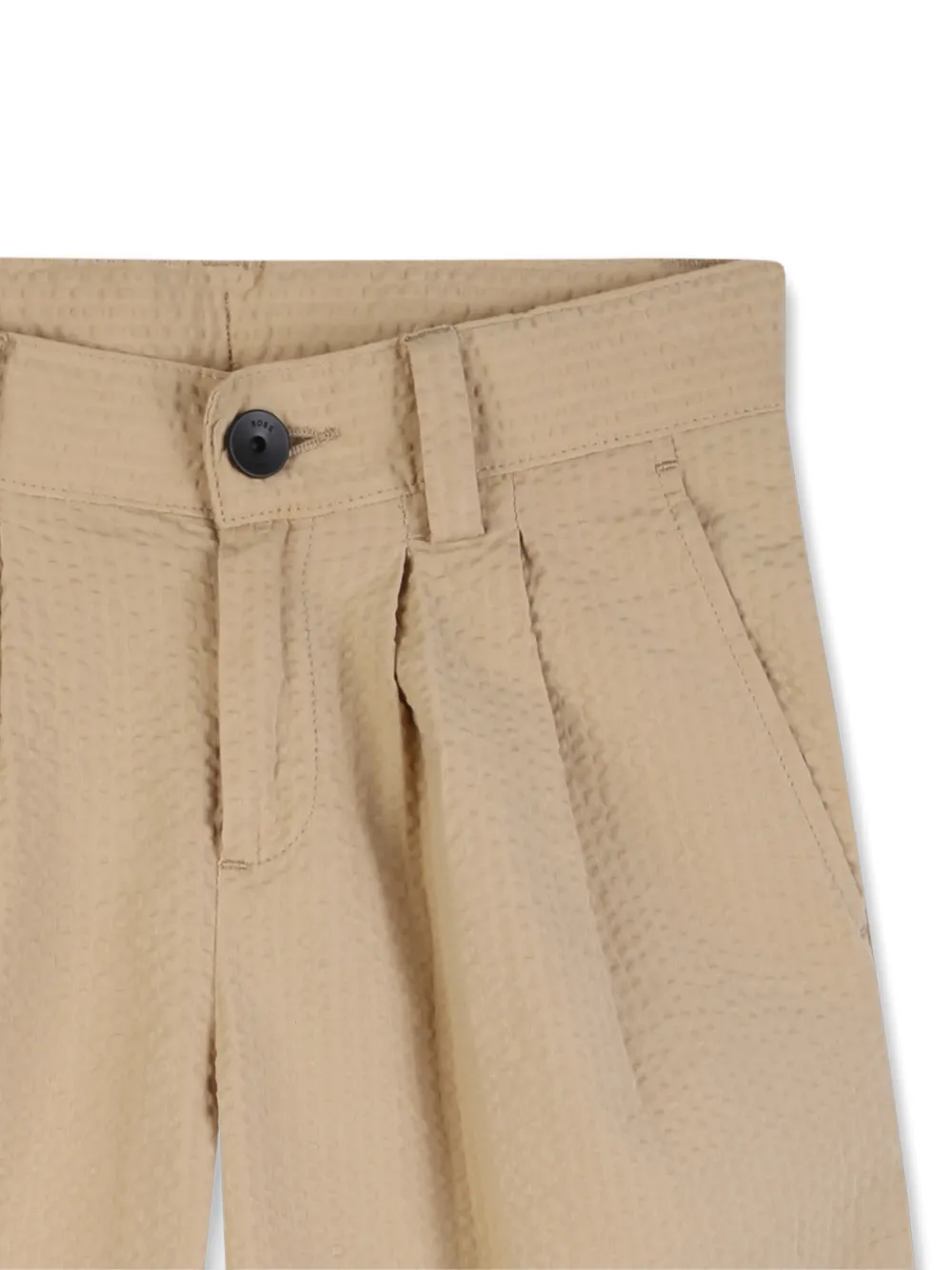 BOSS Kidswear Shorts met textuur Beige
