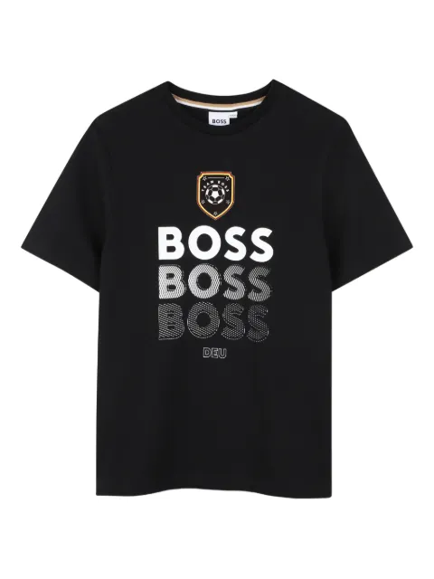 BOSS Kidswear playera con logo estampado