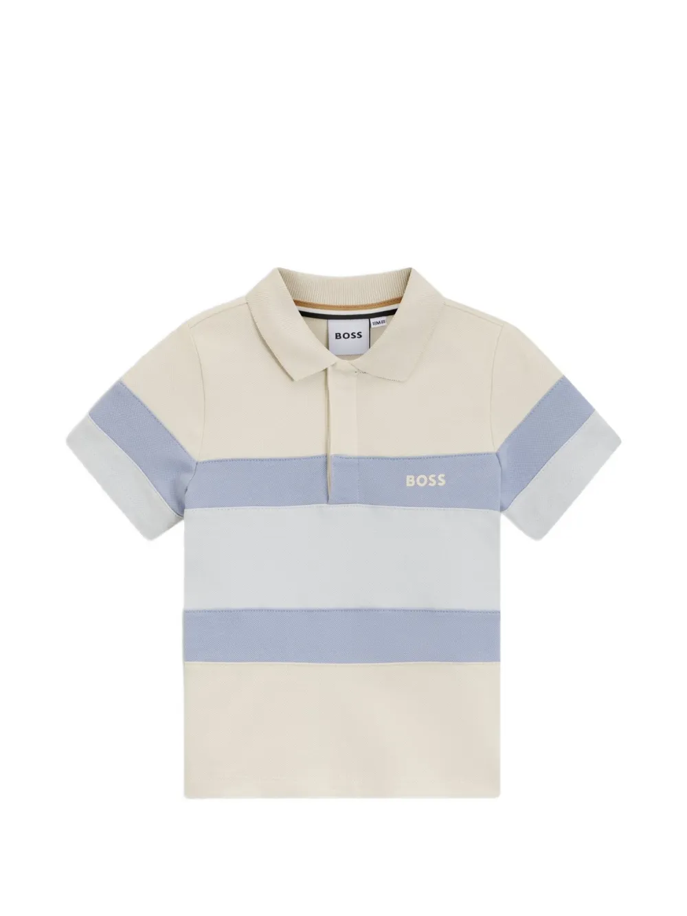BOSS Kidswear Polo a righe - Toni neutri