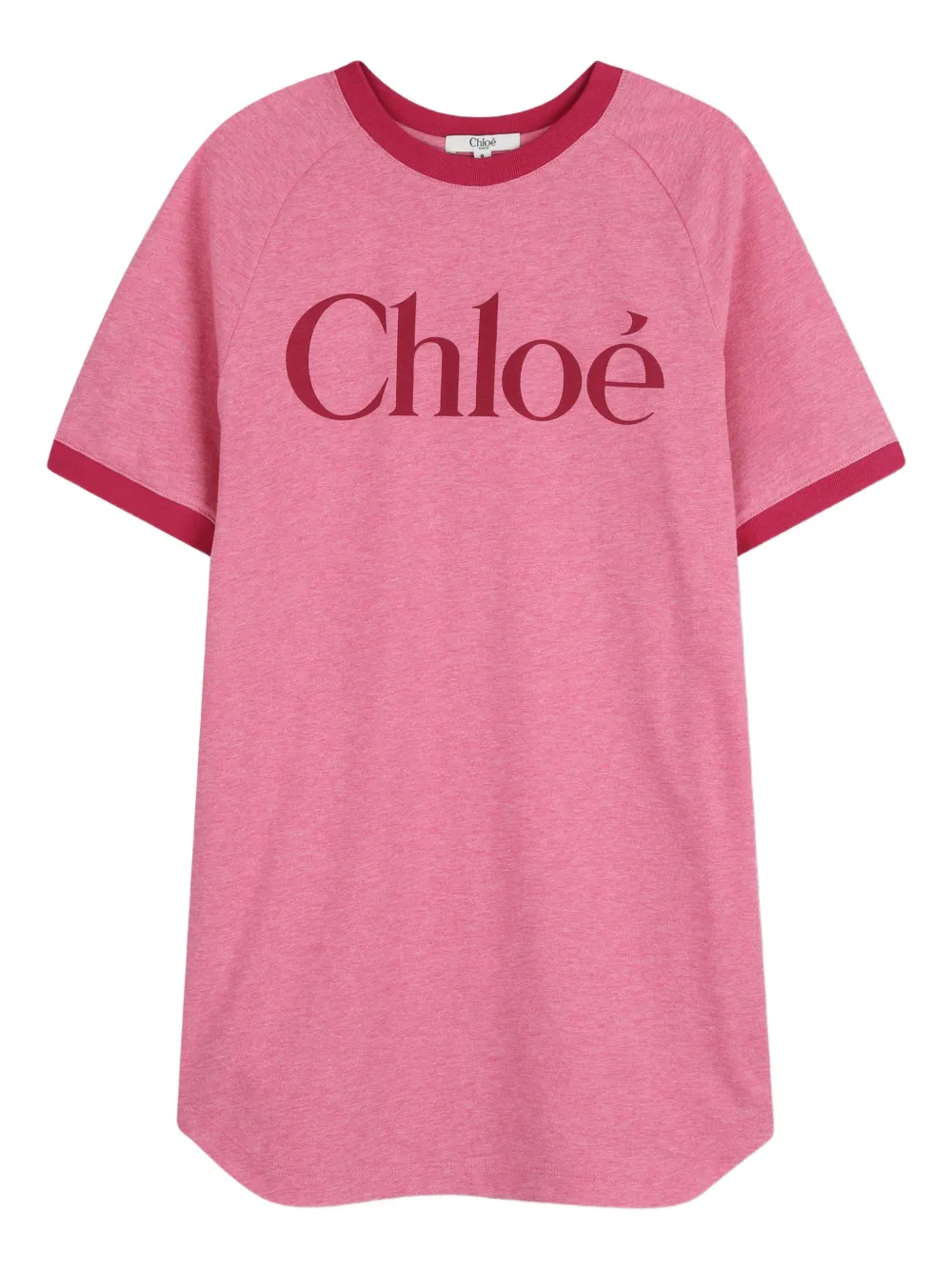 Chloé Kids Abito a maniche corte - Rosa