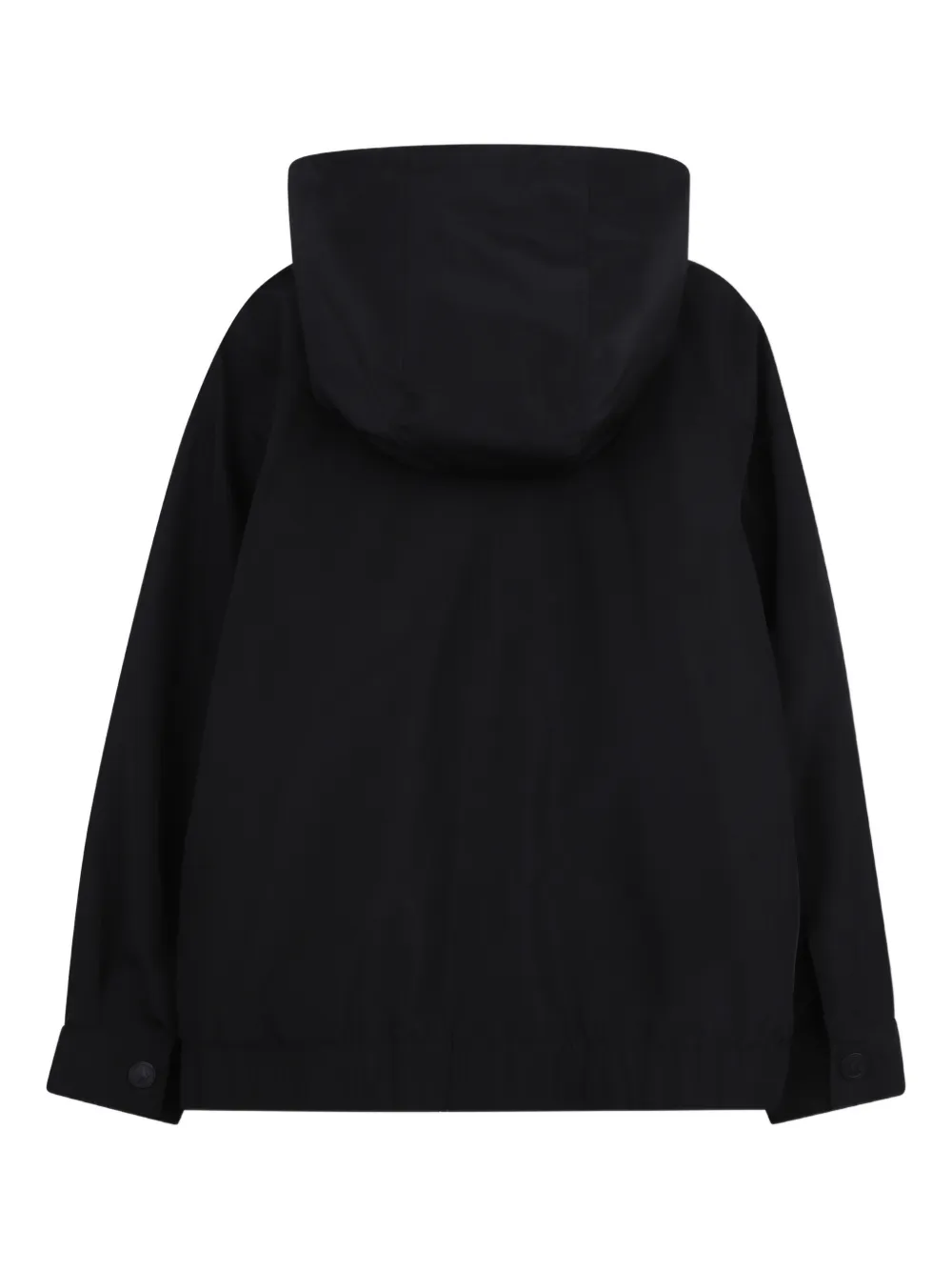 Karl Lagerfeld Kids Jack met capuchon en grafisch detail Zwart