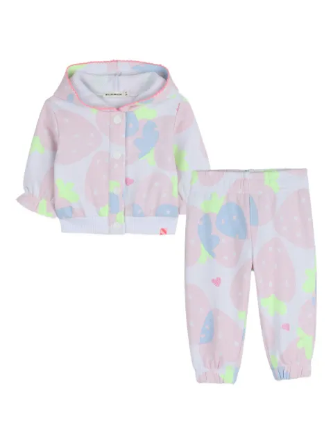 Billieblush strawberry-print tracksuit set 