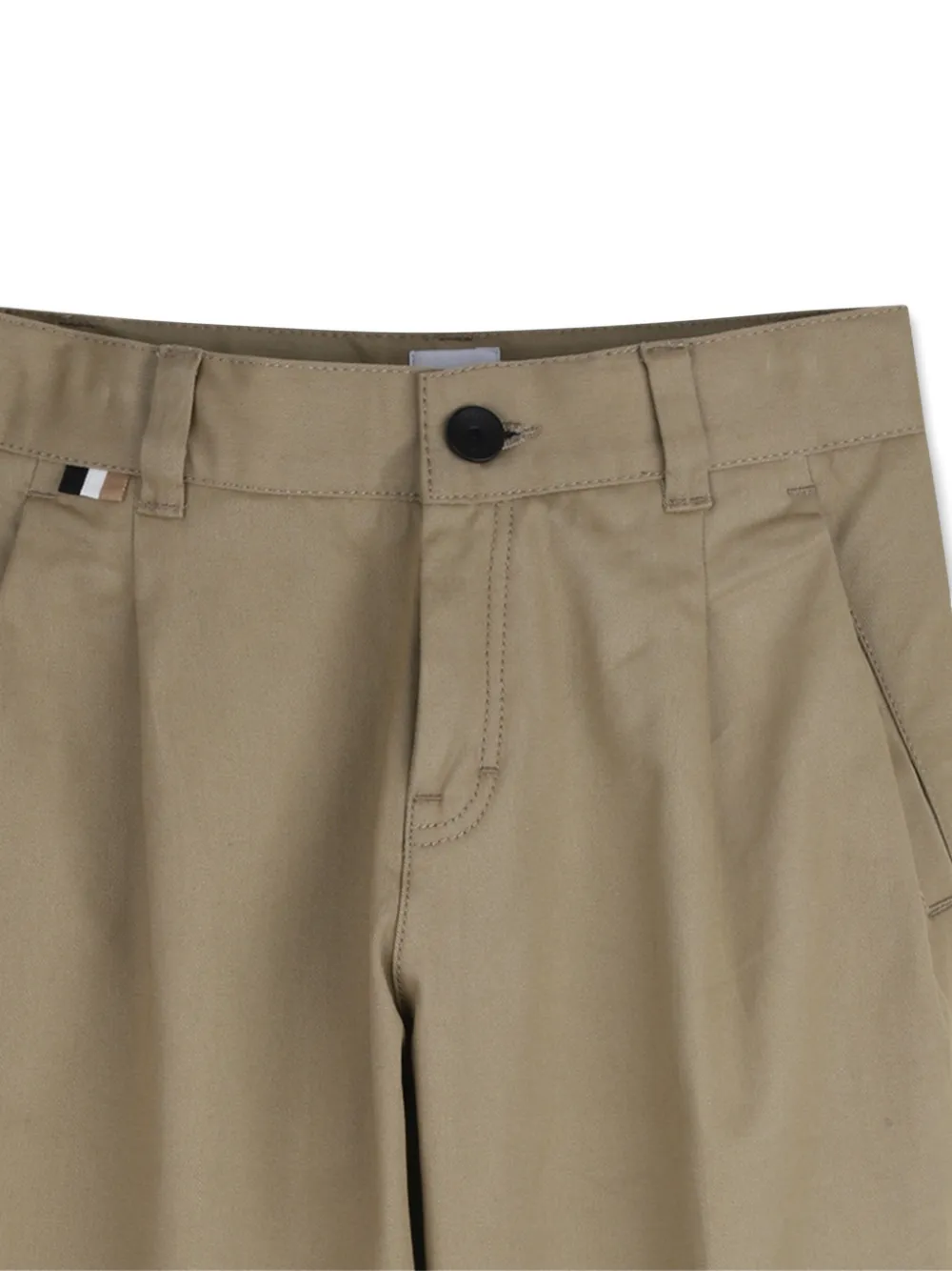  Boss Kidswear Pleated Trousers - Neutrals 