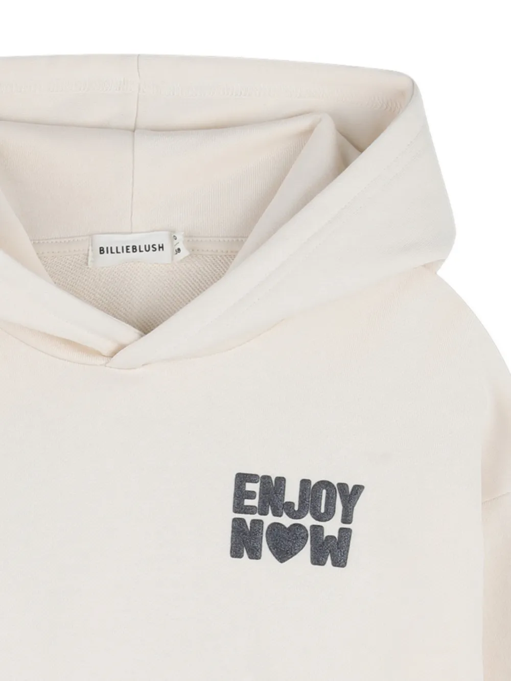 Billieblush Hoodie met print Beige