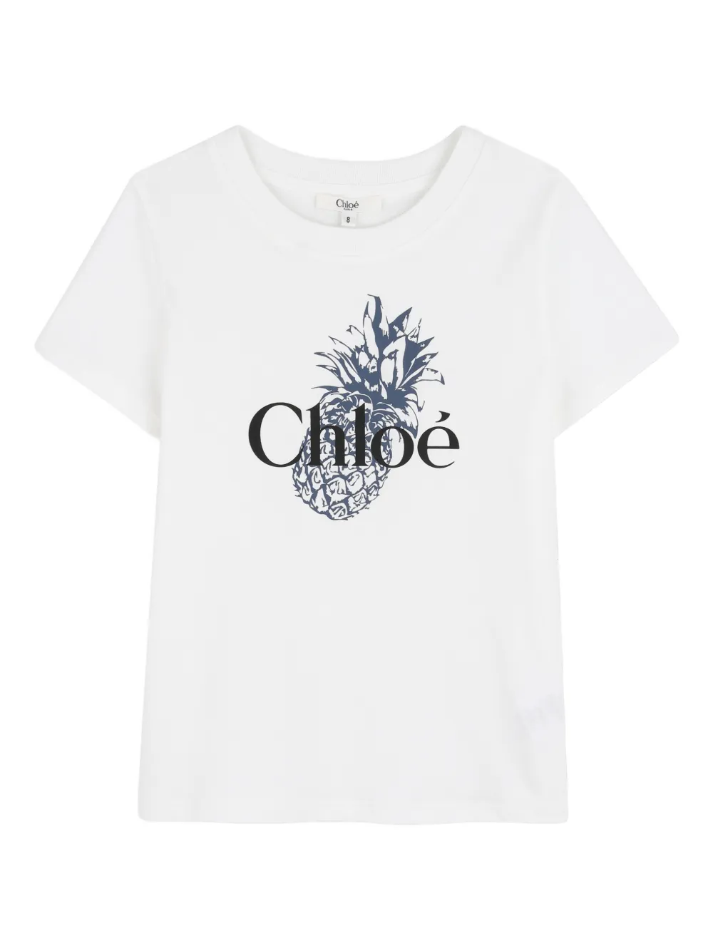 Chloé Kids graphic T-shirt - Bianco