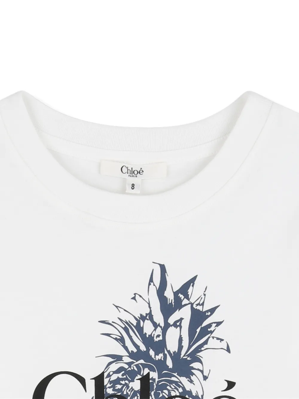 Chloé Kids Graphic T-shirt - White 
