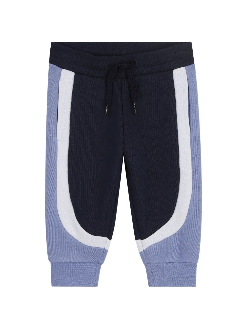 BOSS Kidswear Trainingspak met colourblocking en capuchon Blauw