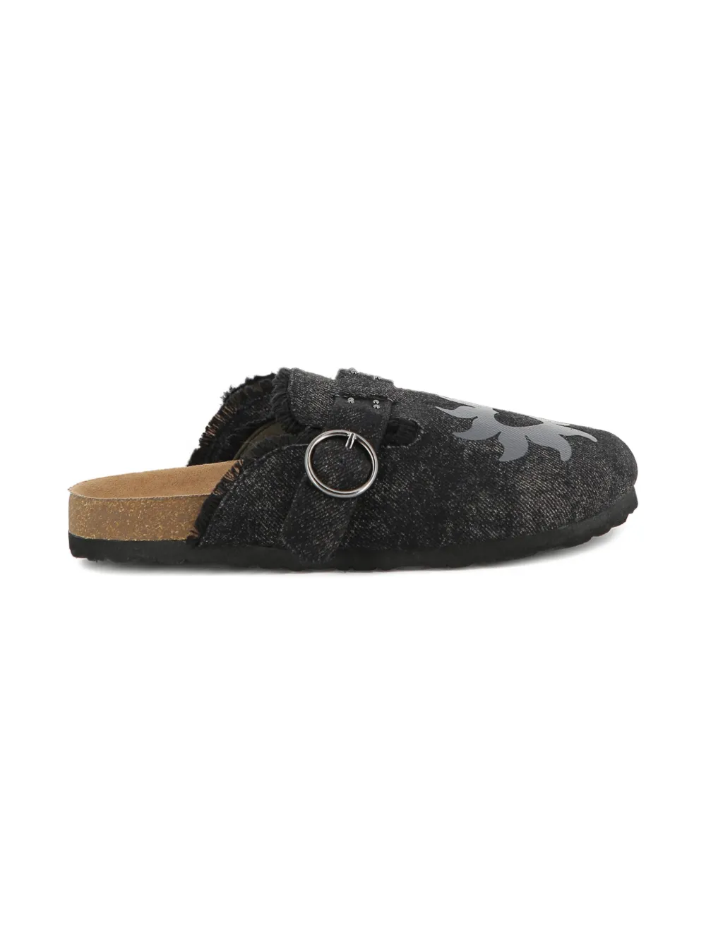 Billieblush frayed sandals Zwart