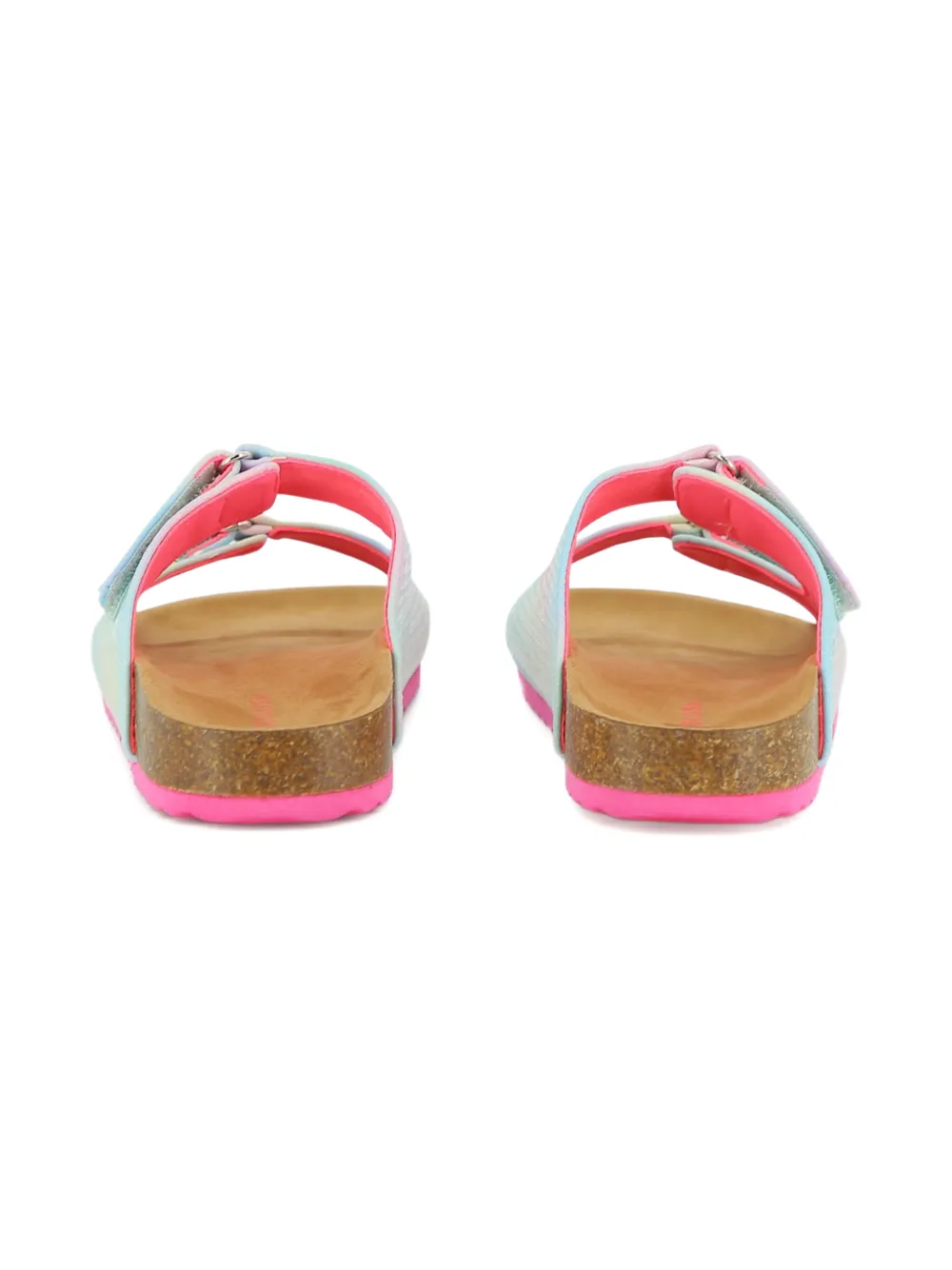 Billieblush Rainbow sandalen met dubbele bandjes Blauw