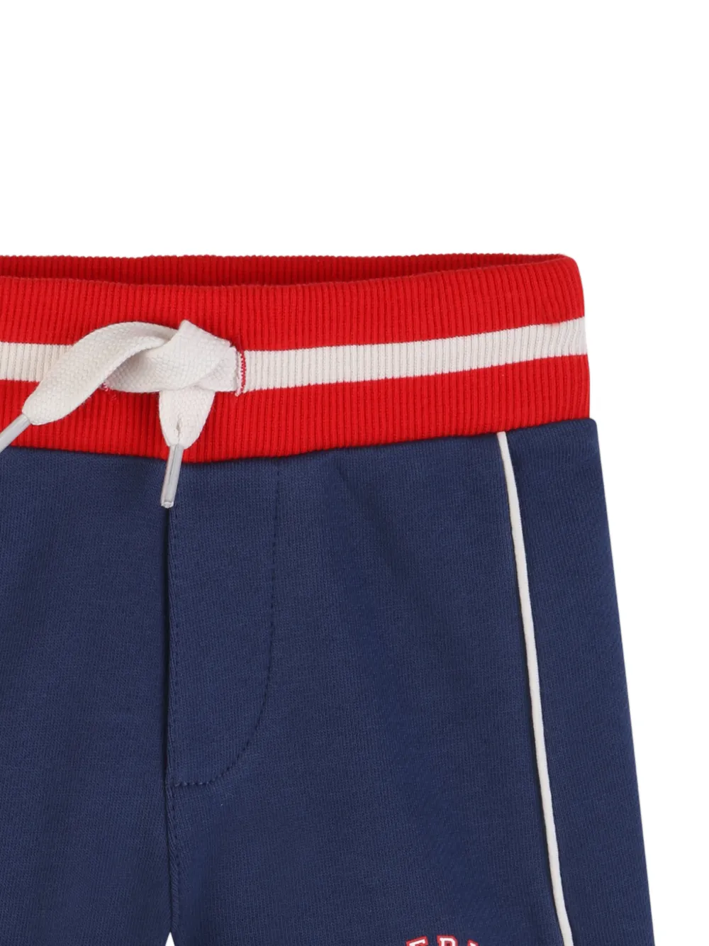  Timberland Kids Drawstring Contrast-trim Shorts - Blue 