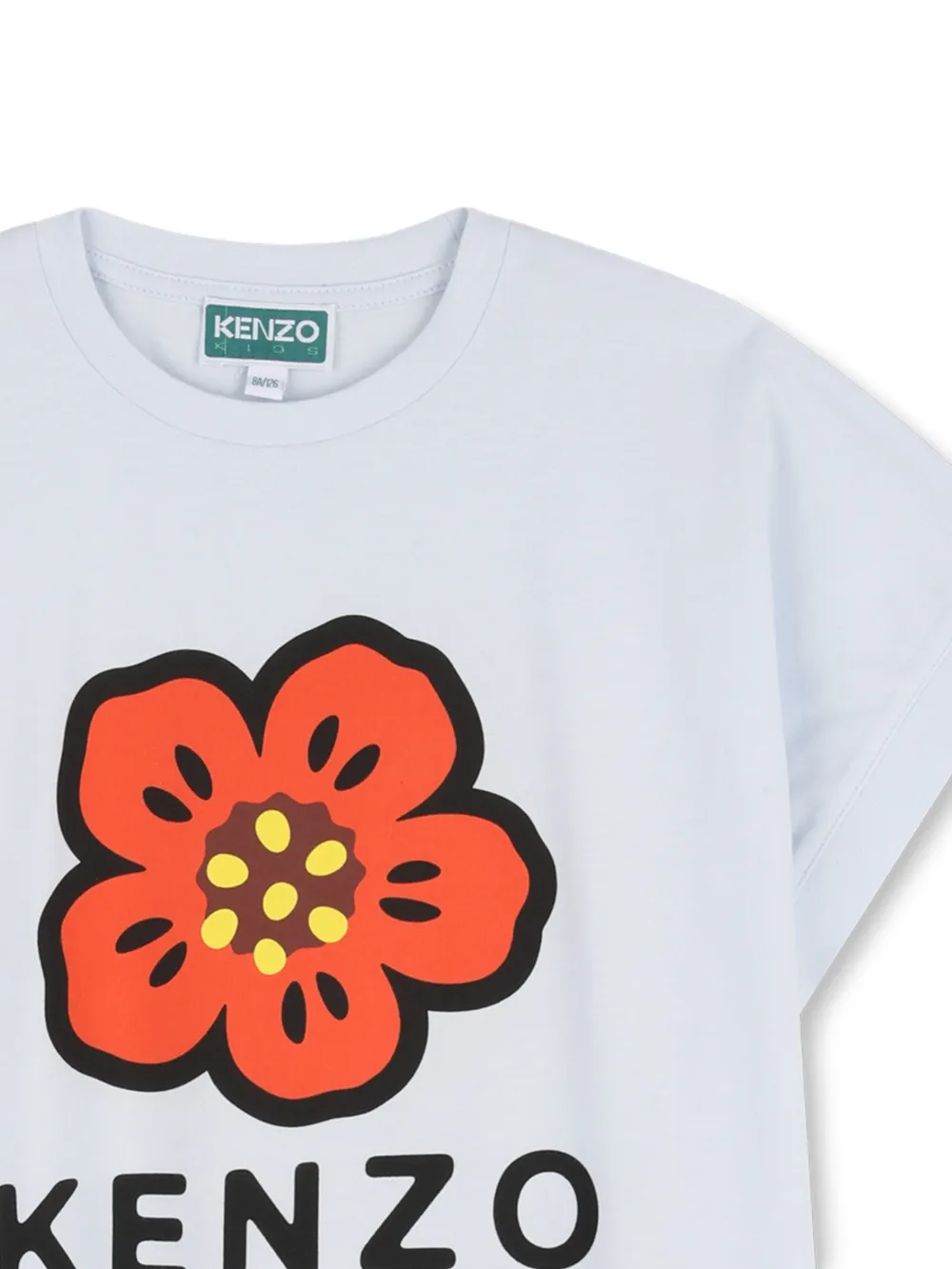Kenzo Kids Jurk met logo Blauw