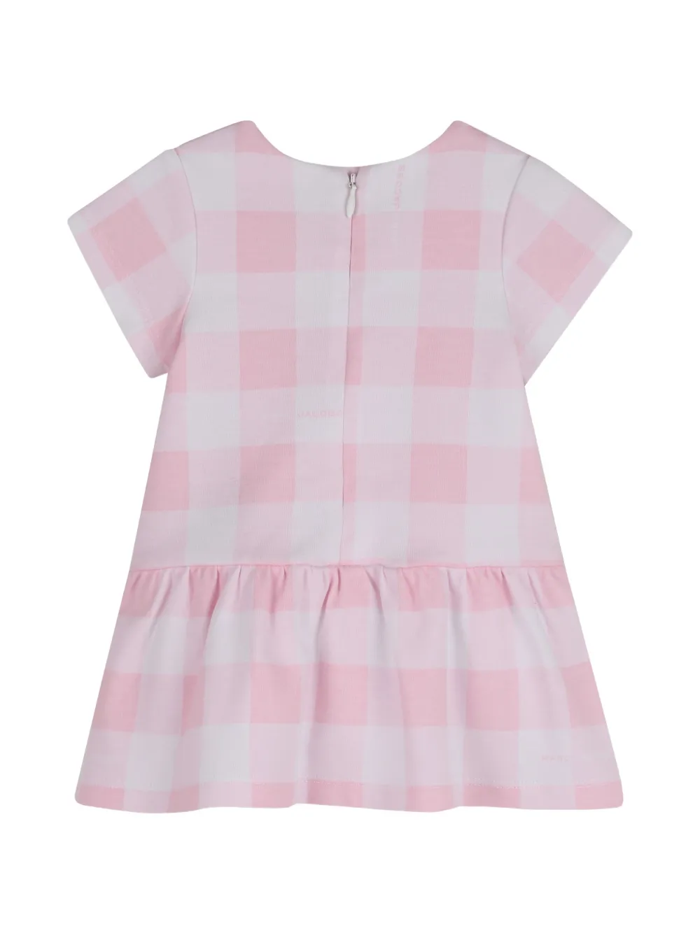  Marc Jacobs Kids Check Flower-print Dress - Pink 