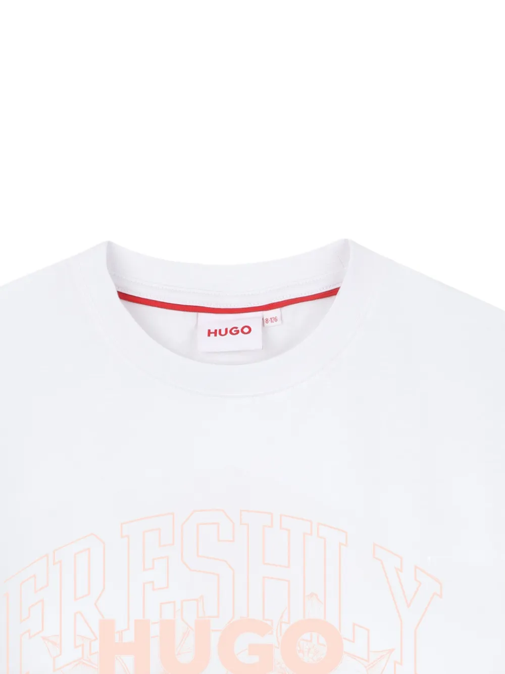  Hugo Kids Printed T-shirt - White 