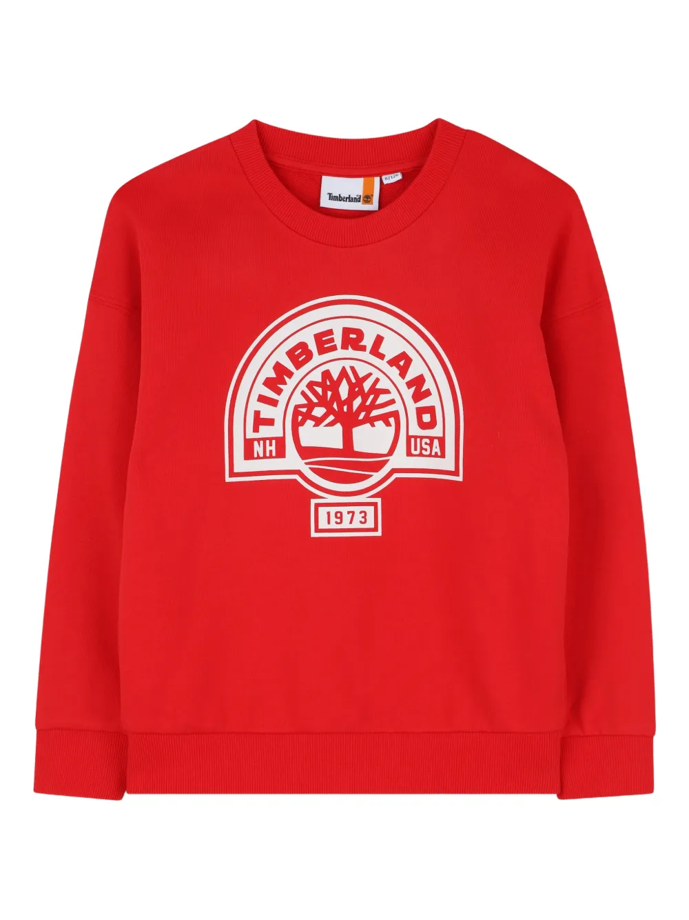 Timberland Kids Felpa con logo - Rosso