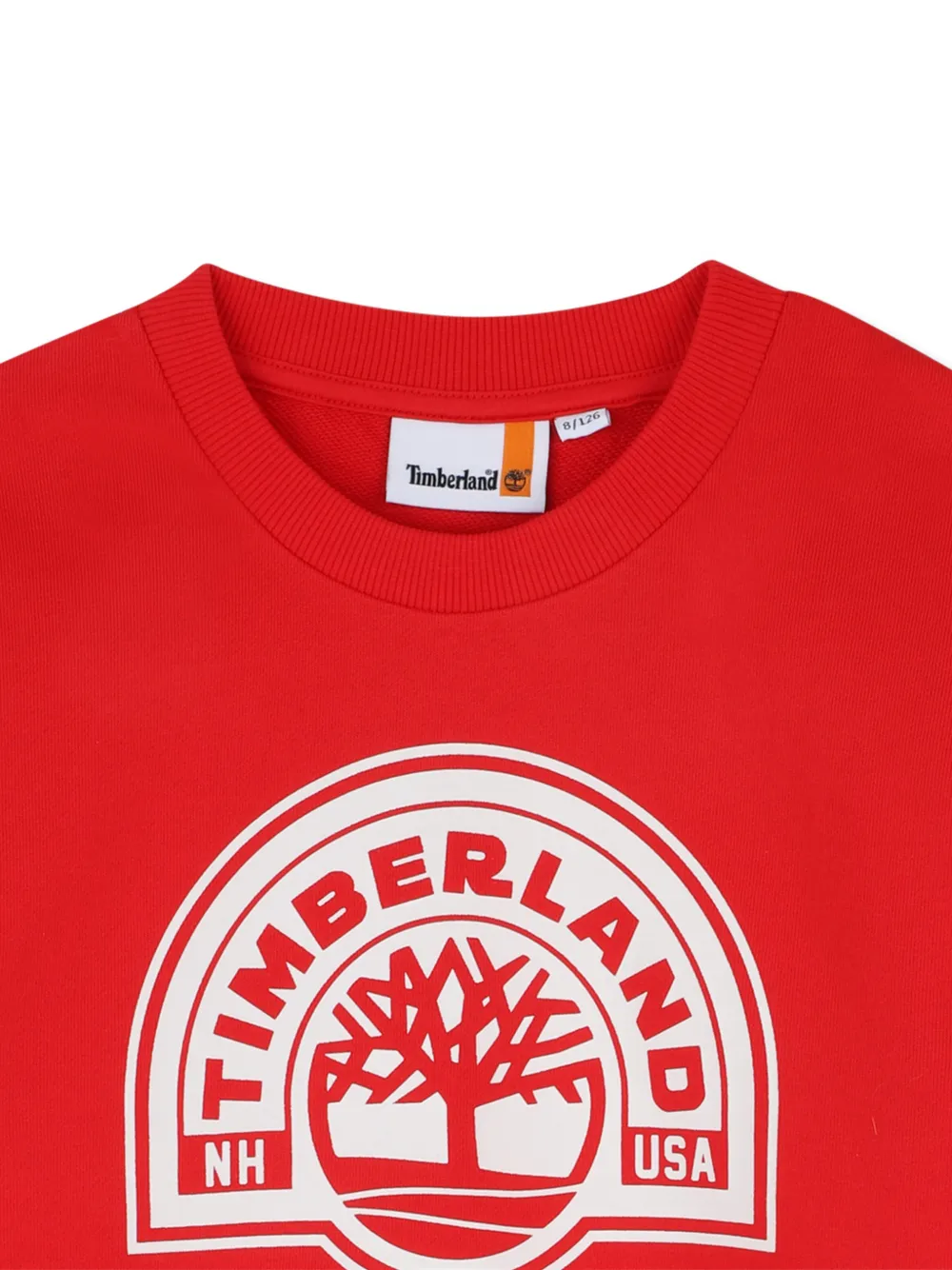 Timberland Kids Sweater met logo Rood