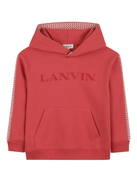 Lanvin Enfant hoodie à motif monogrammé
