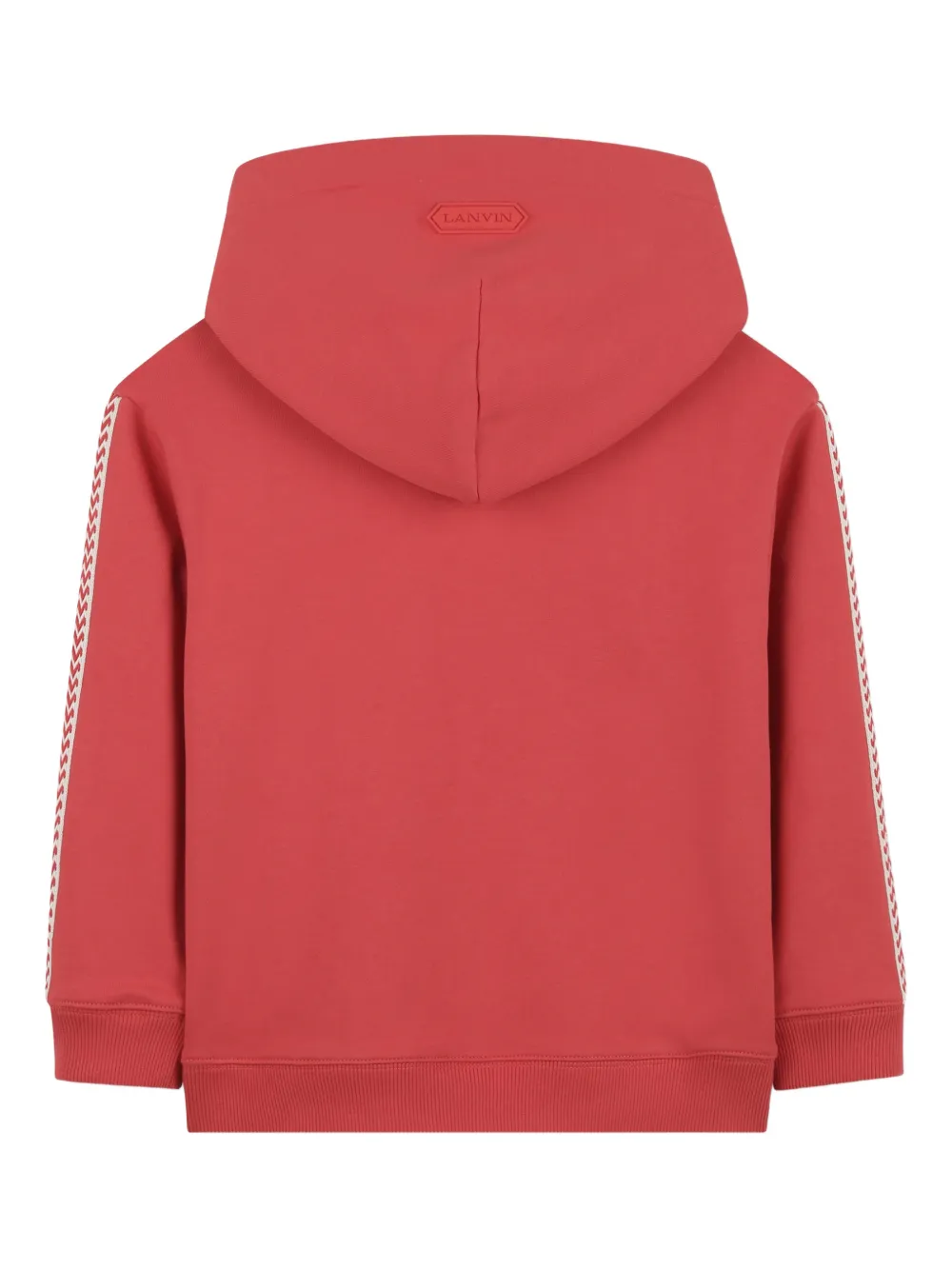 Lanvin Enfant Hoodie met logo Rood