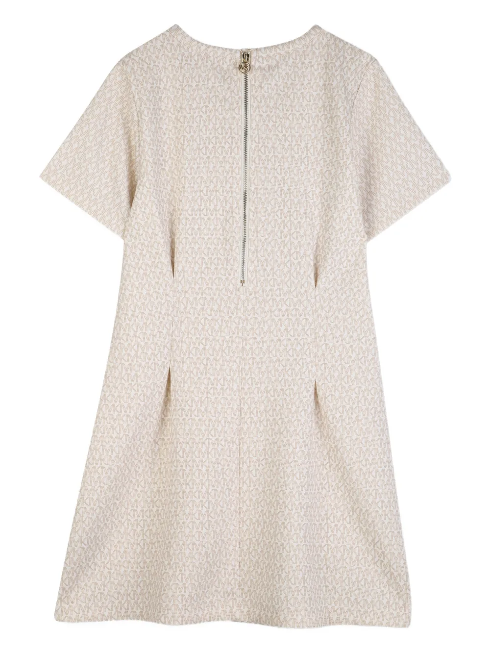  Michael Kors Kids Short-sleeve Patterned Dress - Neutrals 