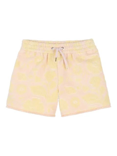 Chloé Kids floral drawstring shorts