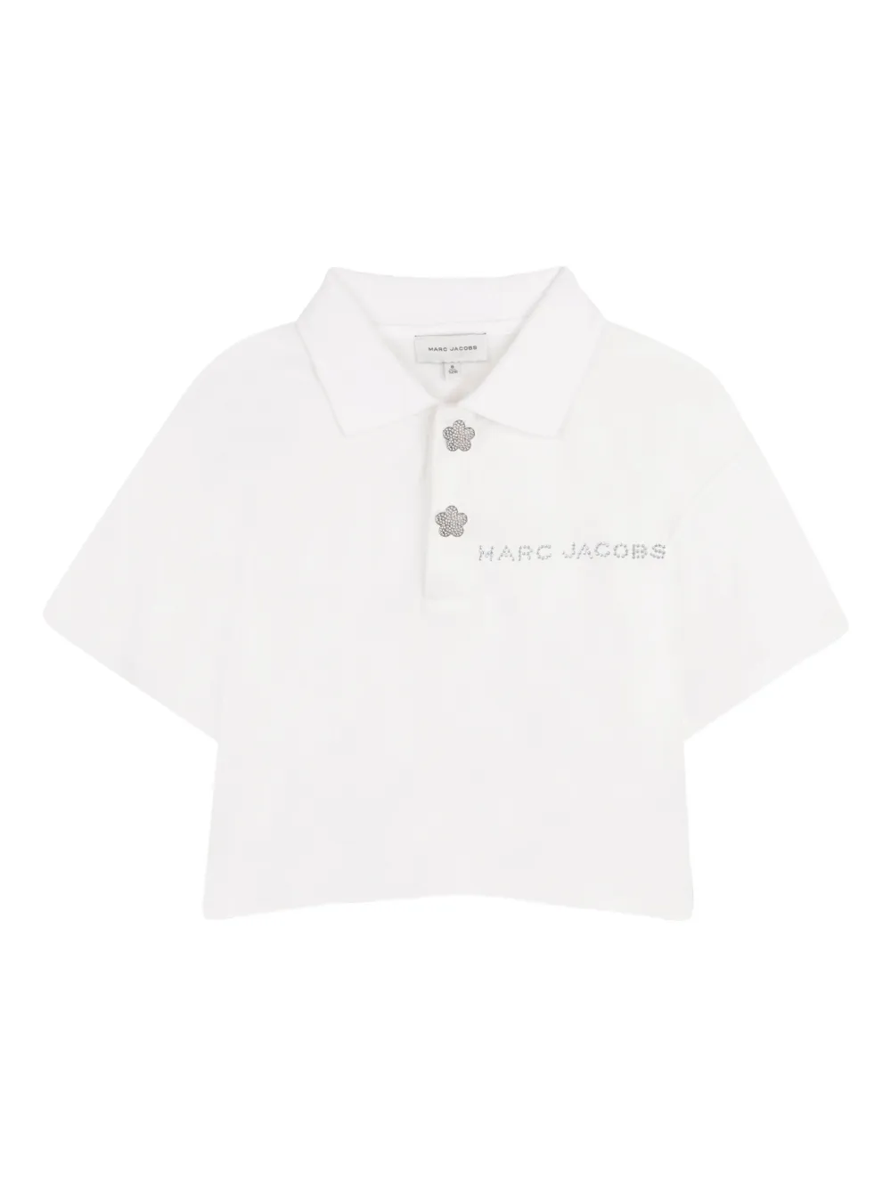 Marc Jacobs Kids Polo con decorazione - Bianco