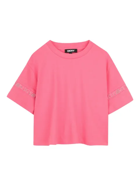 Dkny Kids logo-tape T-shirt
