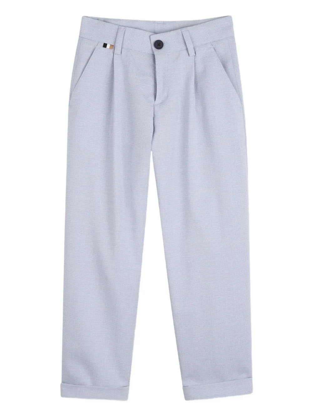 BOSS Kidswear Pantaloni con pieghe - Blu