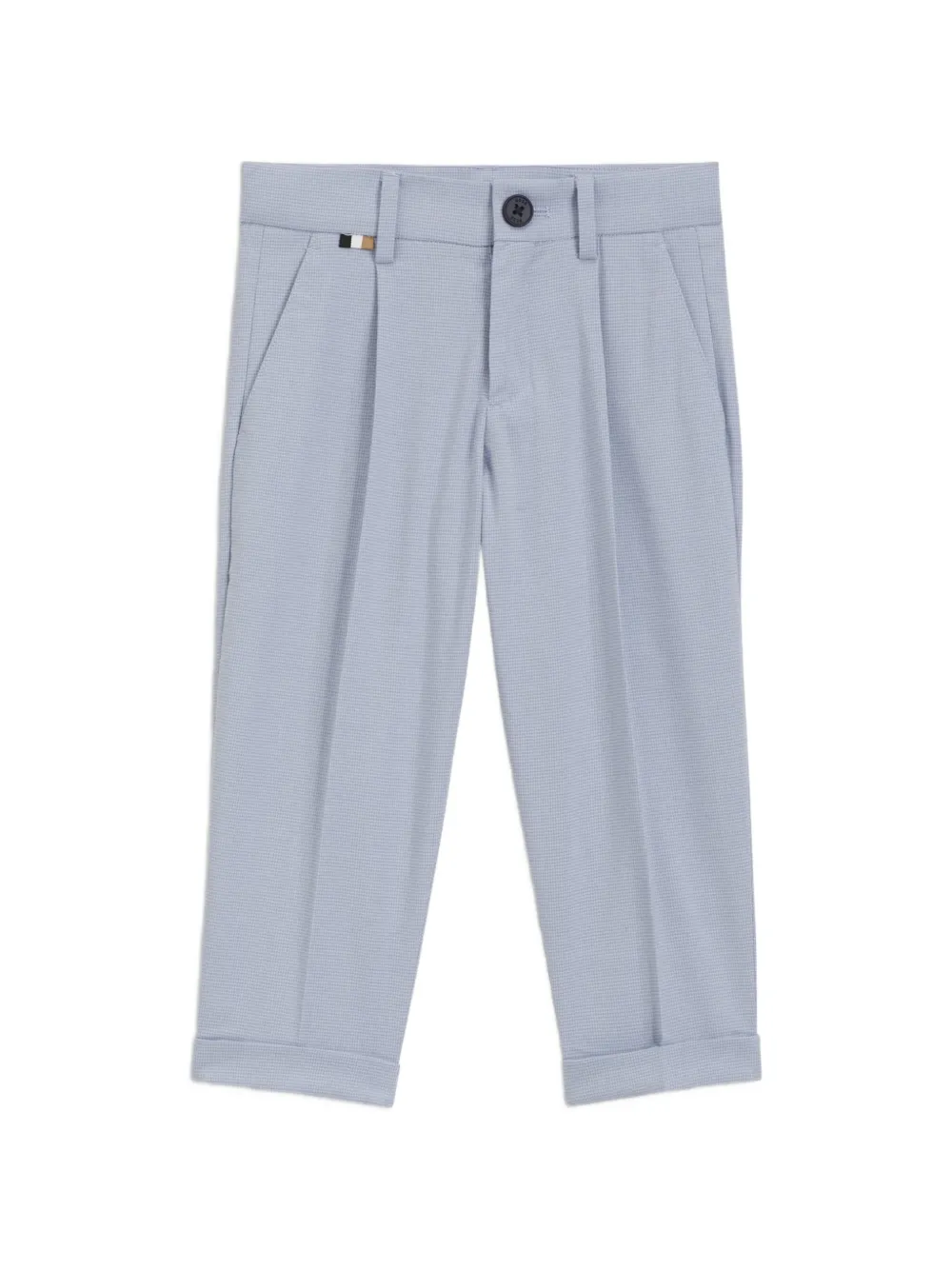 BOSS Kidswear Geplooide broek Blauw