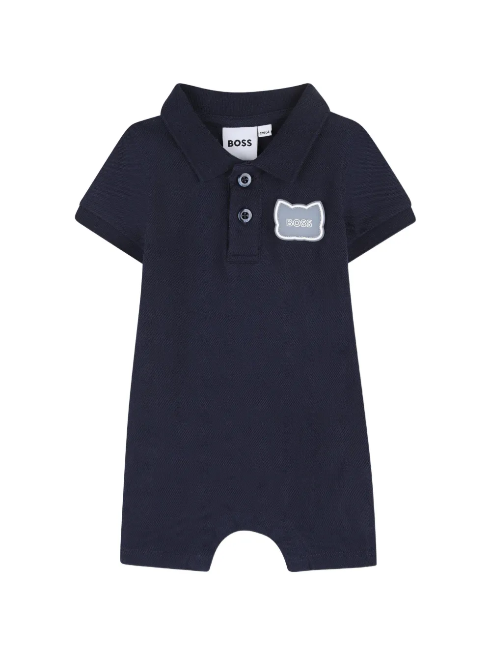 BOSS Kidswear Tutina con colletto polo - Blu