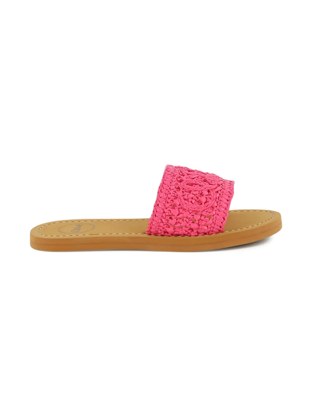 Chloé Kids Rosette sandalen met open neus Roze