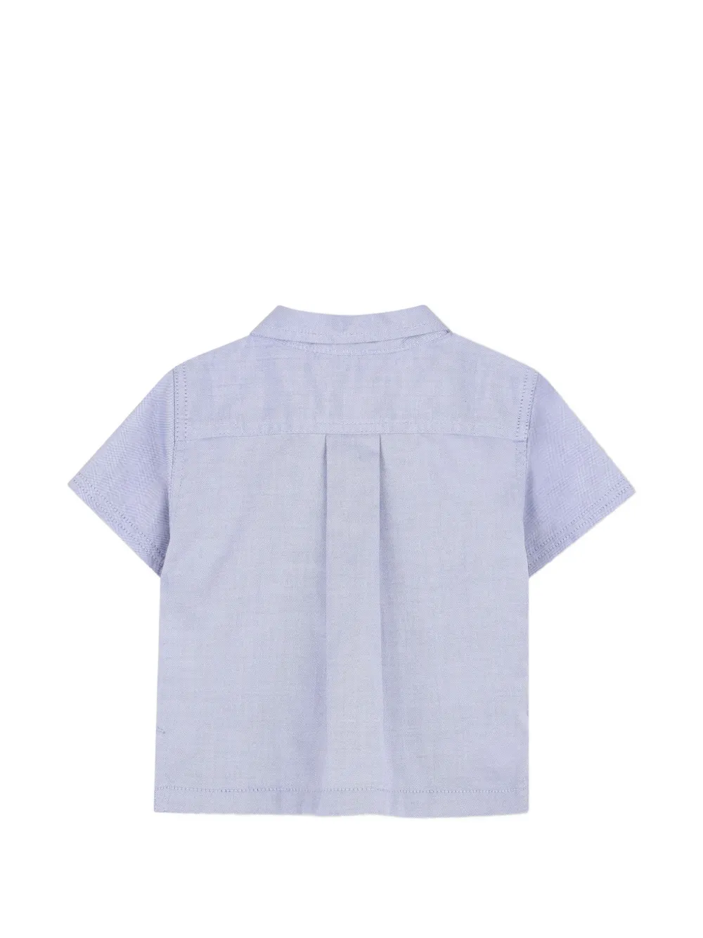 BOSS Kidswear Shirt met kraag en knopen Blauw
