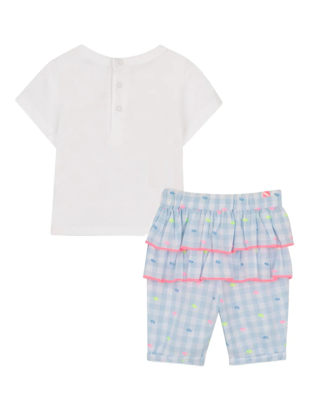  Billieblush Strawberry-print Trousers Set - White 