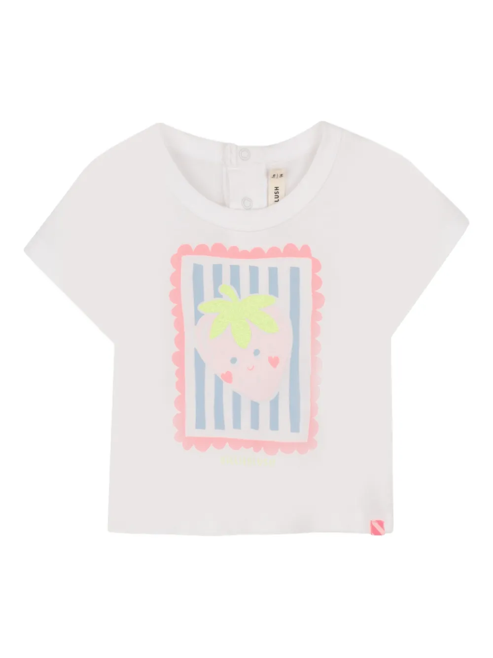  Billieblush Strawberry-print Trousers Set - White 