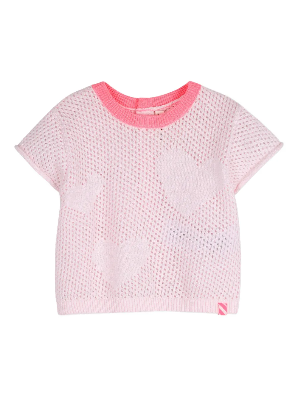  Billieblush Knitted Shorts Set - Pink 