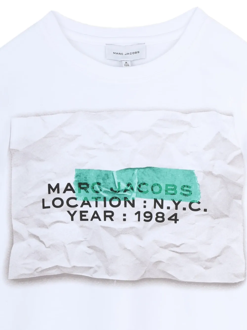 Marc Jacobs Kids Grafisch T-shirt Wit