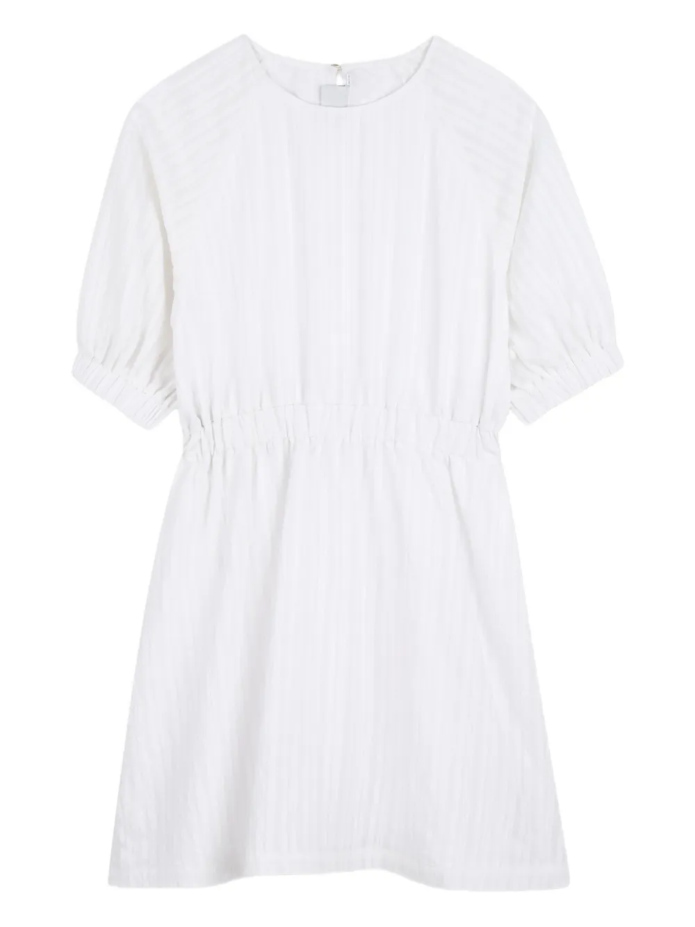 BOSS Kidswear Abito a righe con coulisse - Bianco