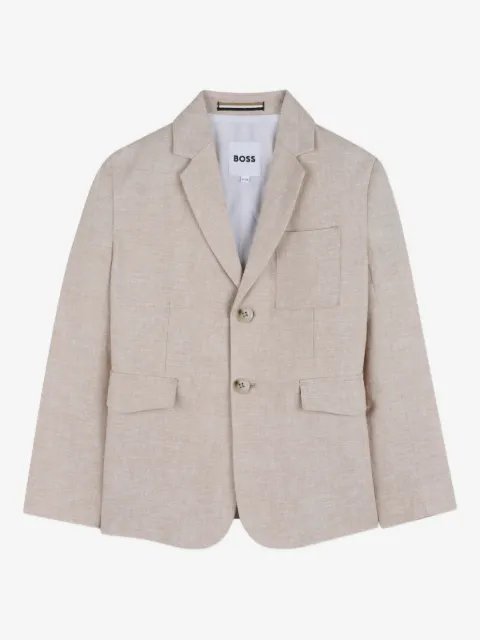 BOSS Kidswear single-breasted blazer