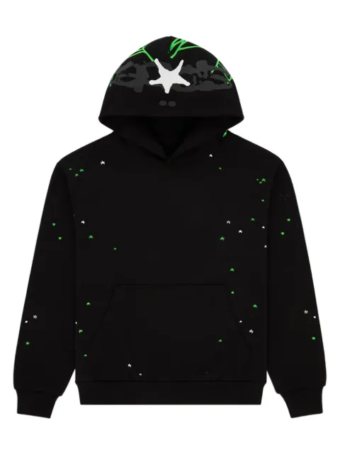 SP5DER graphic-print hoodie