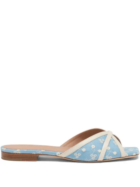 Malone Souliers Perla floral-print sandals