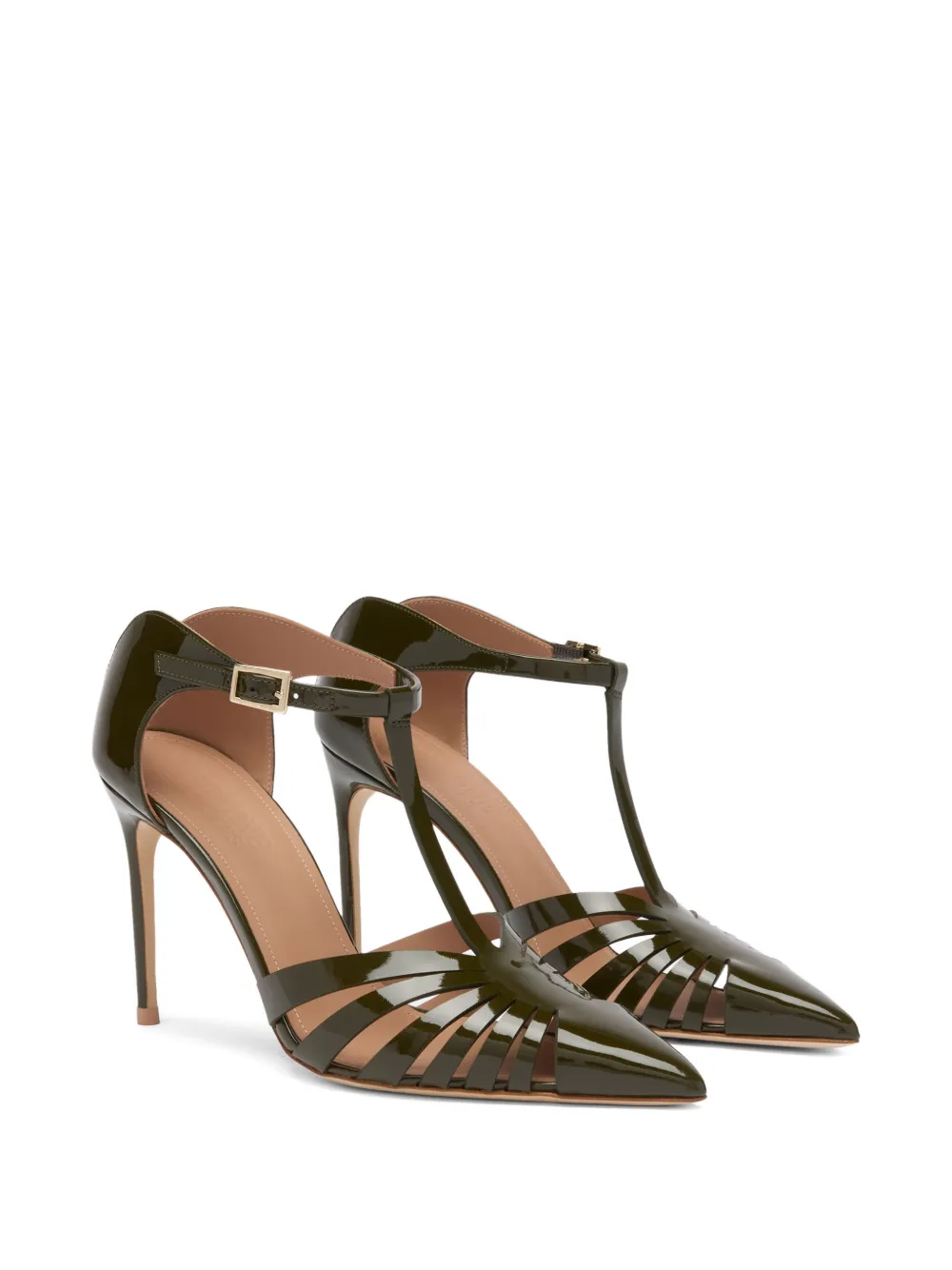 Malone Souliers Jennifer pumps met hak Groen