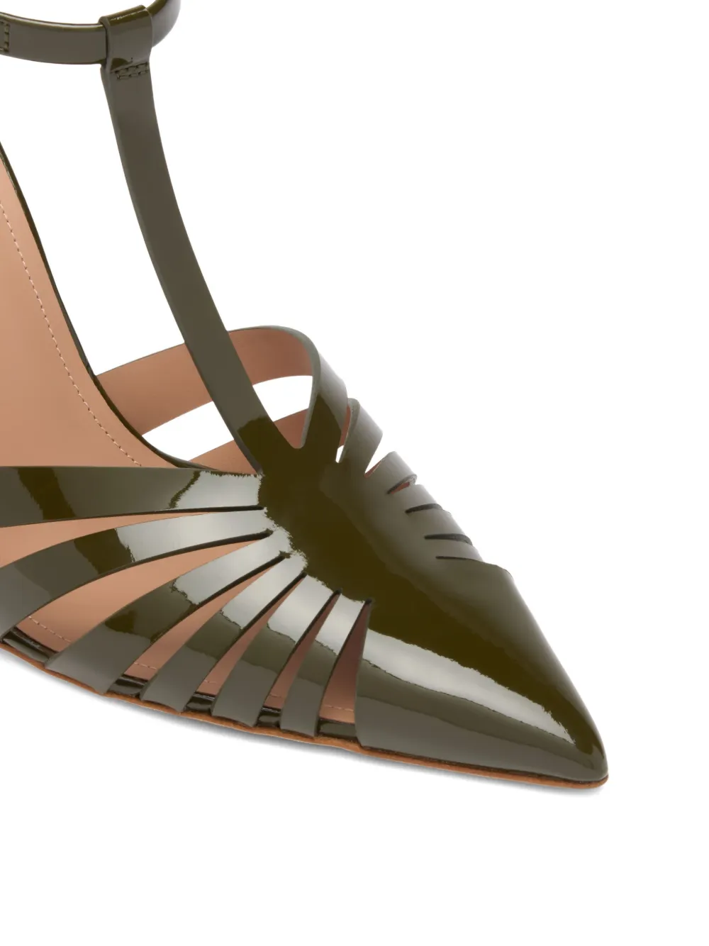 Malone Souliers Jennifer pumps met hak Groen