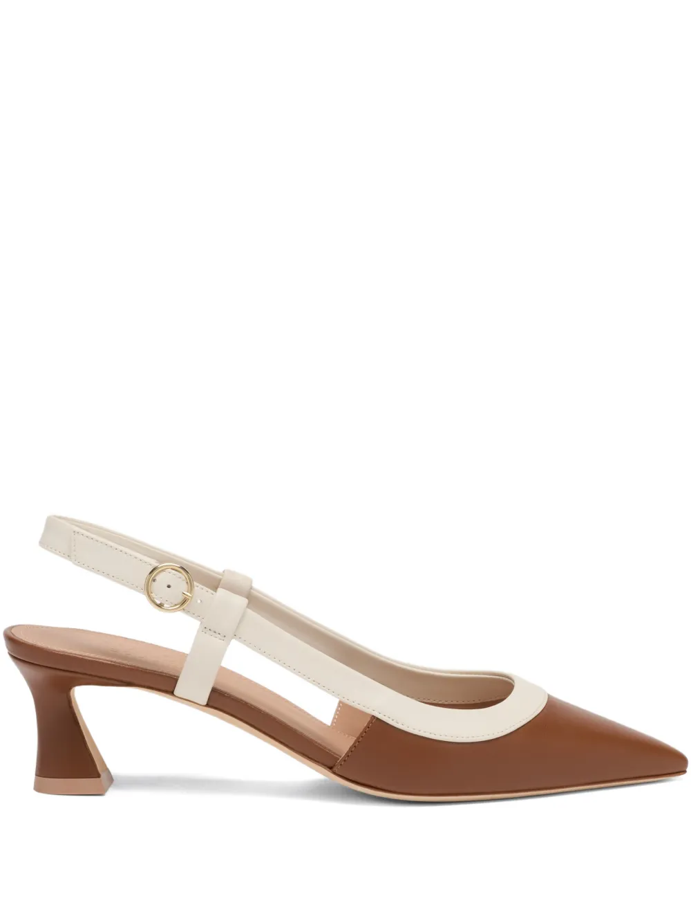 Malone Souliers Pumps Tate con cinturino posteriore - Marrone